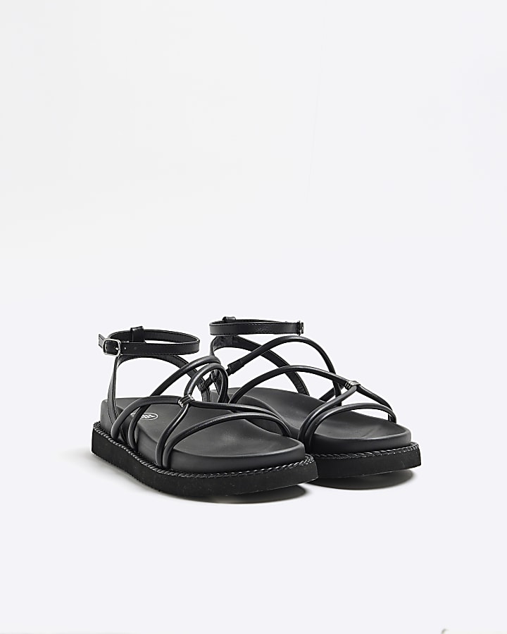 Black Strappy Sandals