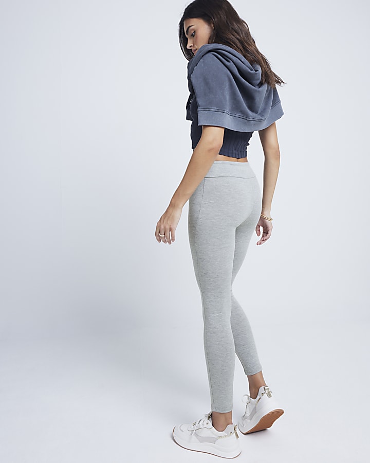 Grey high waisted leggings