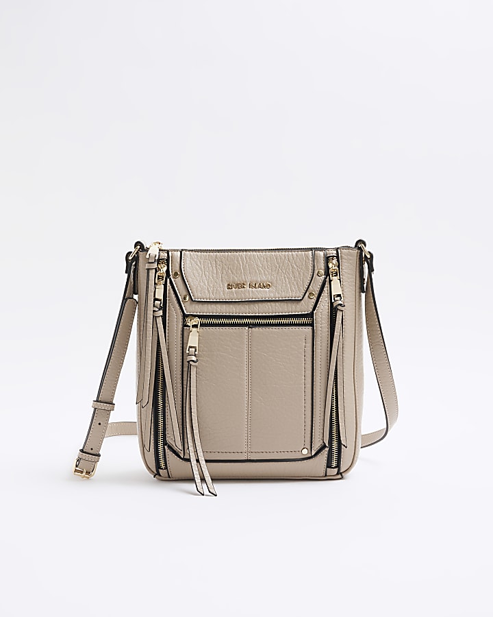 Beige river fashion island bag