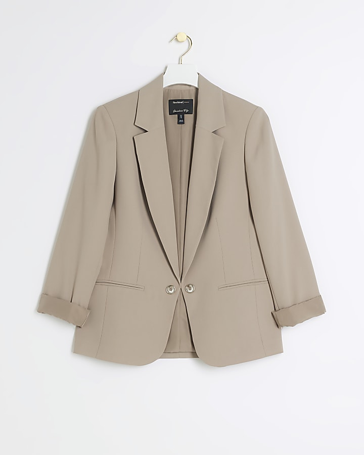 Beige smart blazer