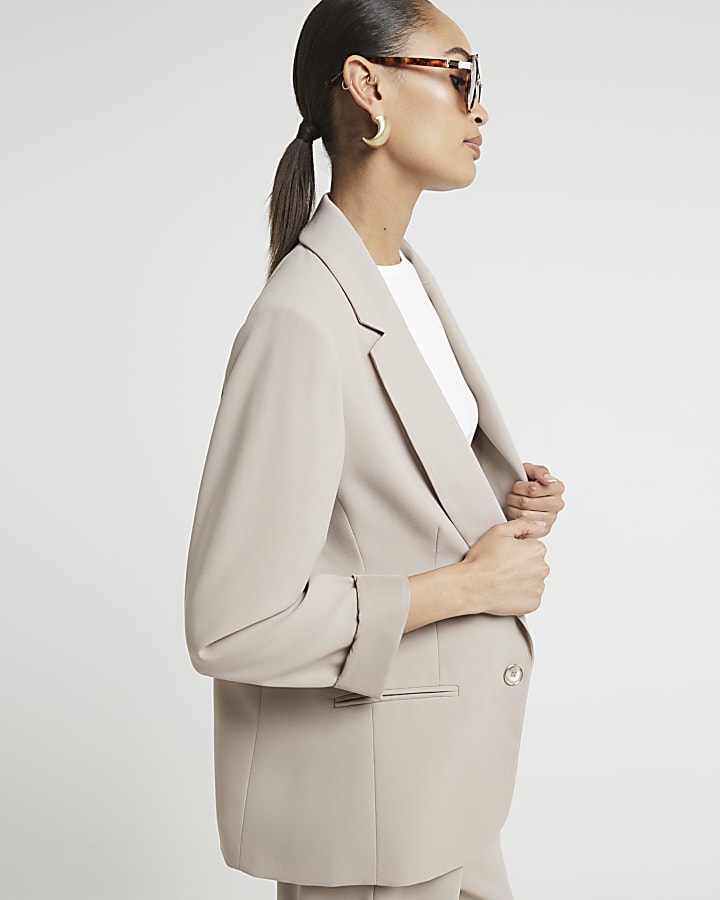 Beige smart blazer