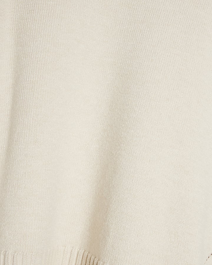 Cream Roll Neck Jumper