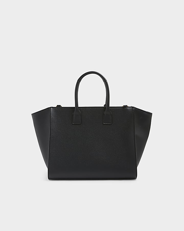 Black hardware tote bag