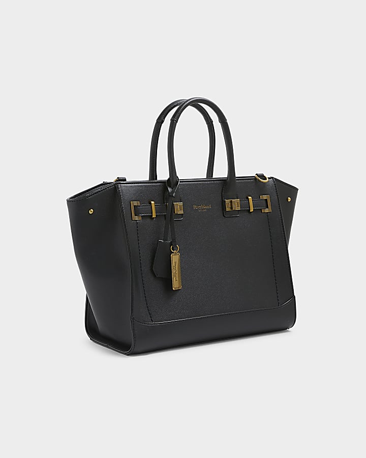 Black hardware tote bag