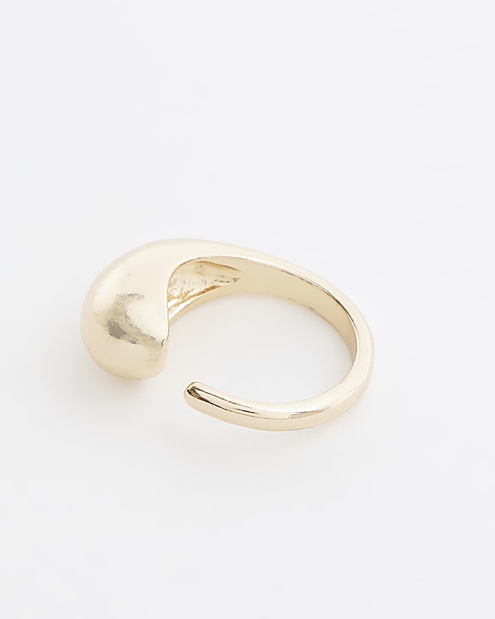 Gold Domed Wrap Ring