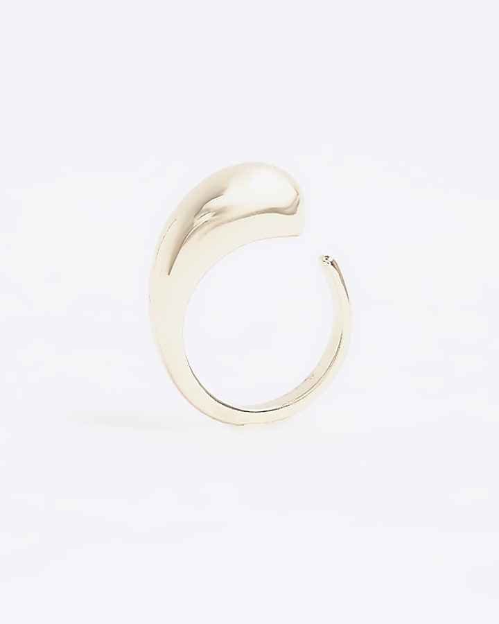 Gold Domed Wrap Ring