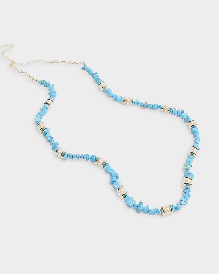 Blue turquoise chipping bellychain