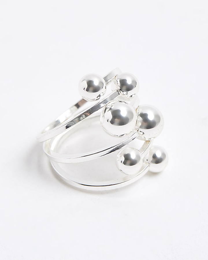 Silver Ball Ring