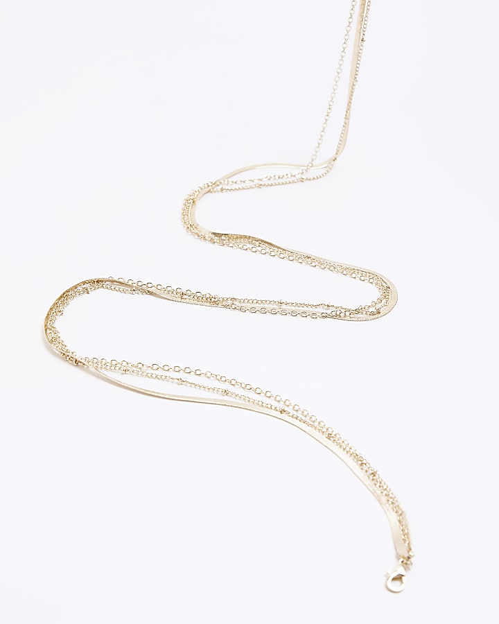 Gold Multirow Belly Chain