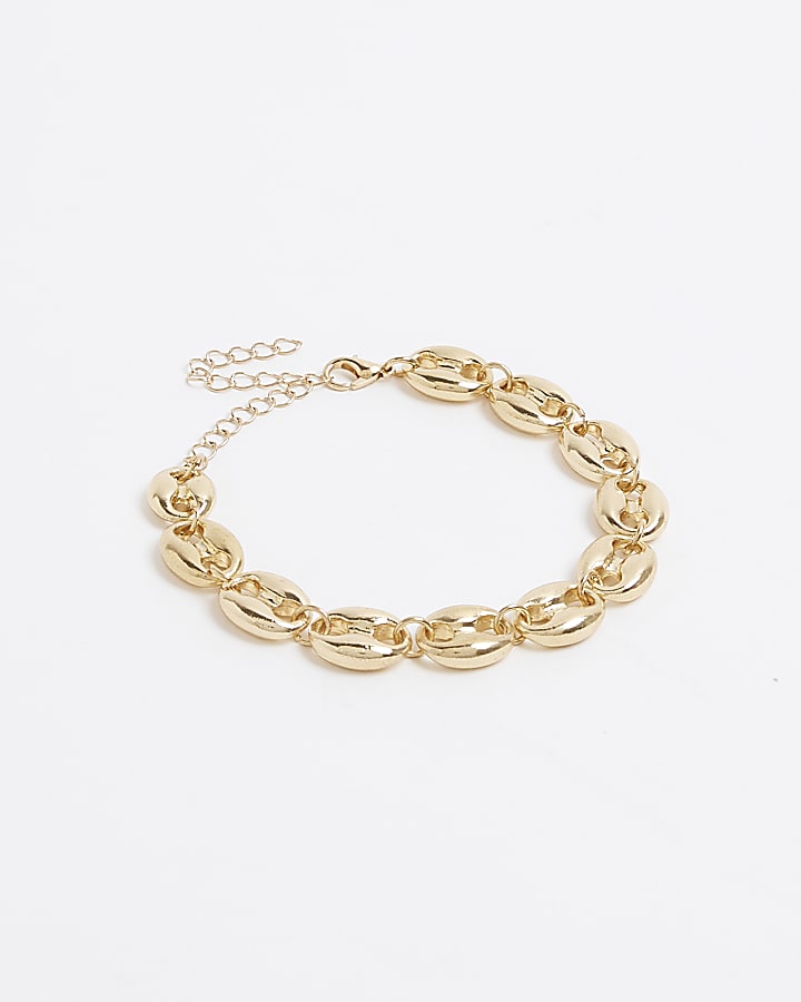 Gold Chain Link Bracelet