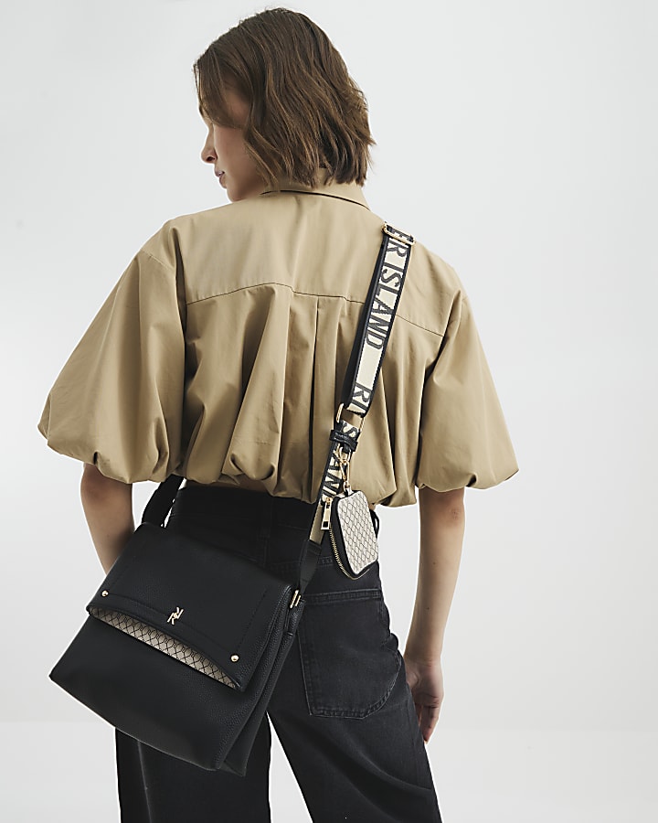 River island messenger bag on sale