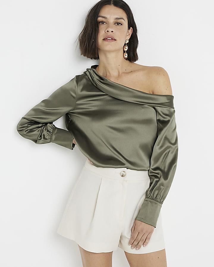 River island satin top online