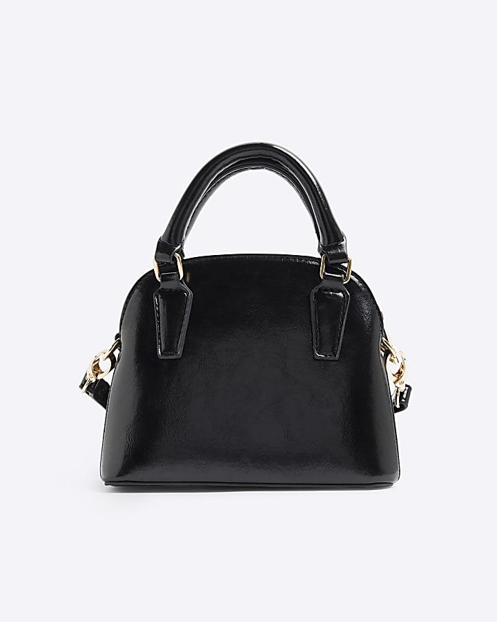 Black Mini Top Handle cross body Bag