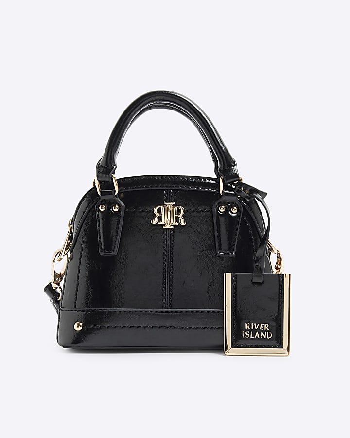 Black Mini Top Handle cross body Bag