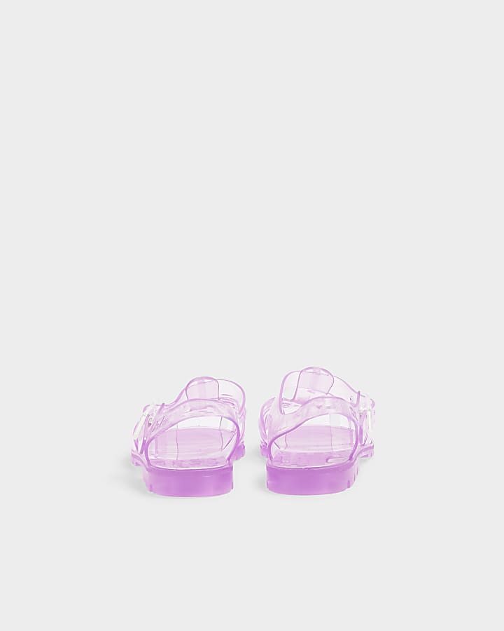 Pink Caged Jelly Sandals