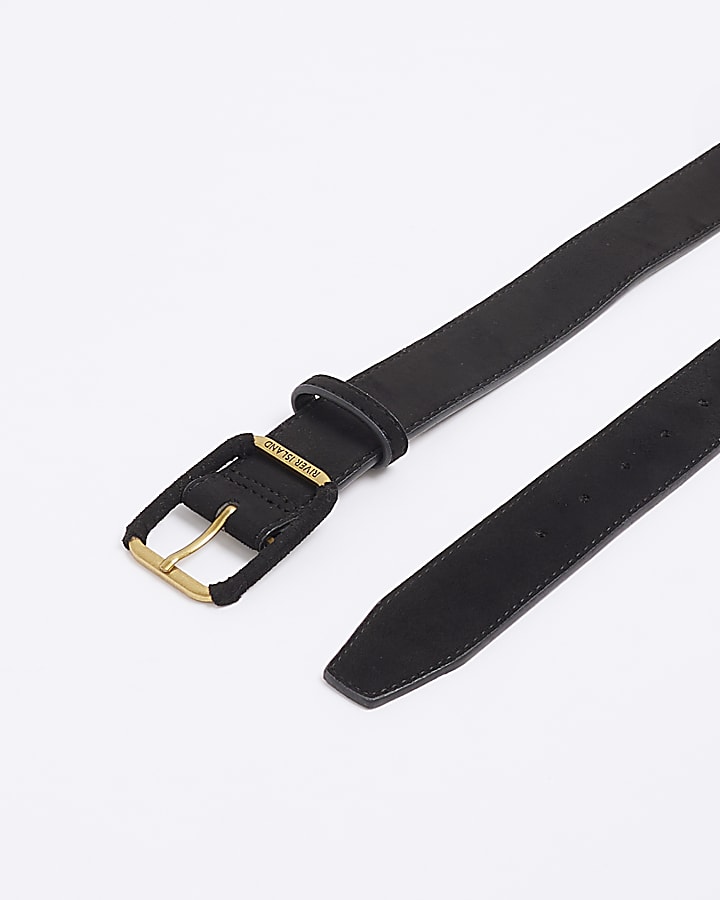 Black suedette belt