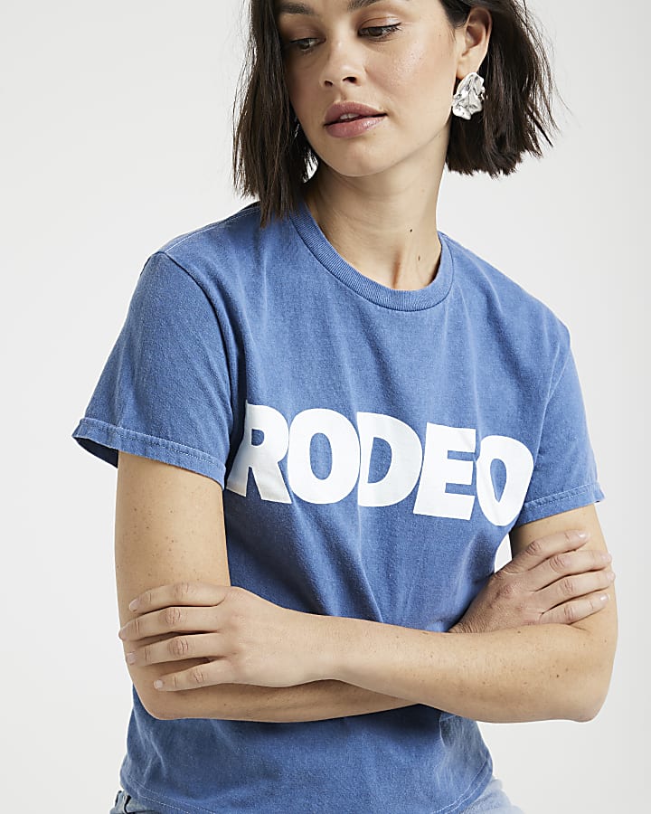 Blue rodeo graphic t-shirt