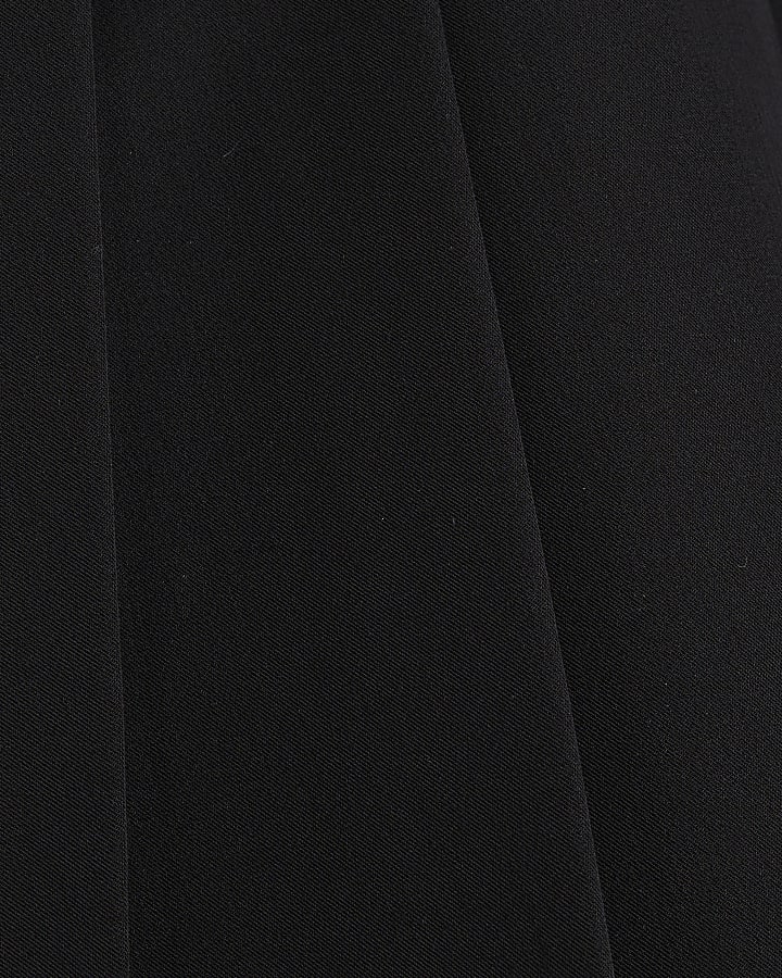 Black Pleated Mini Skort