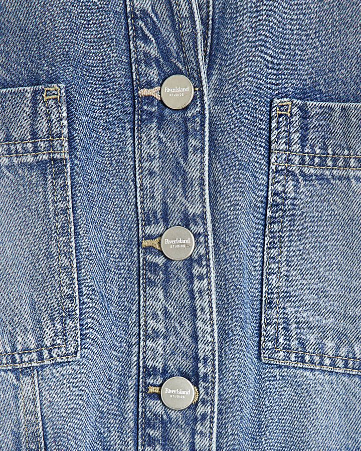 Blue Denim Jumpsuit