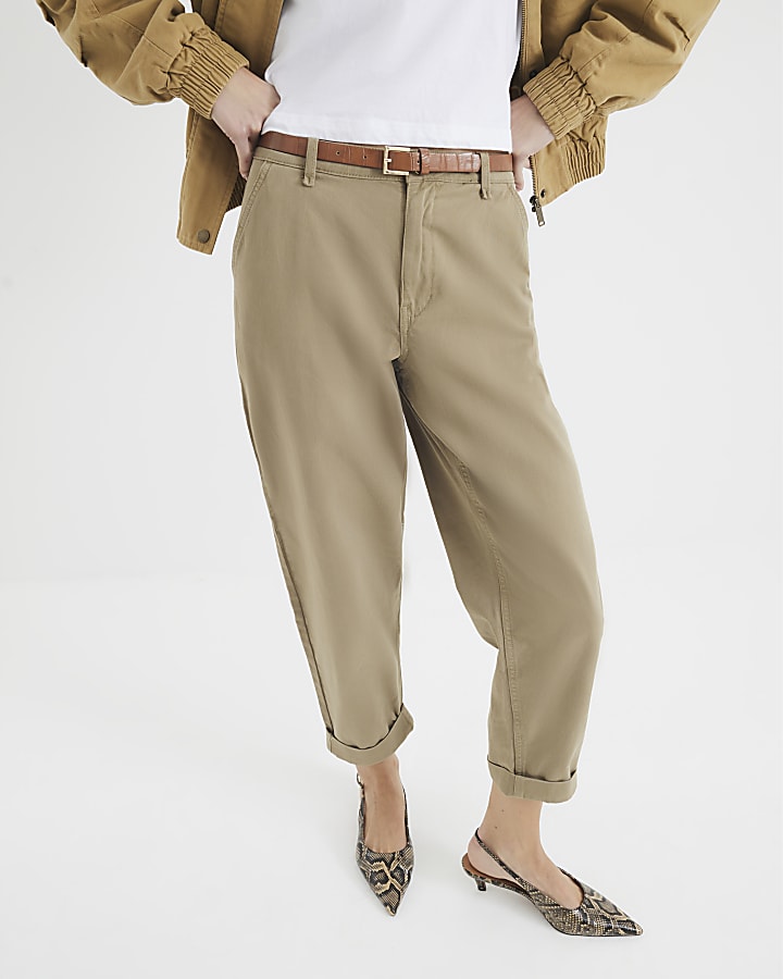 Khaki Chino Trousers