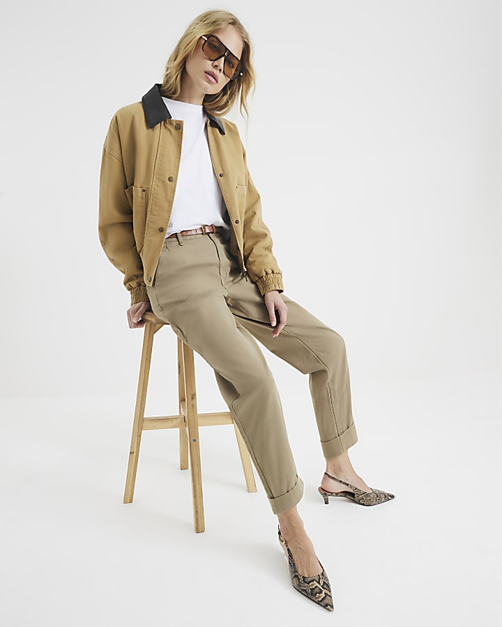 Khaki Chino Trousers