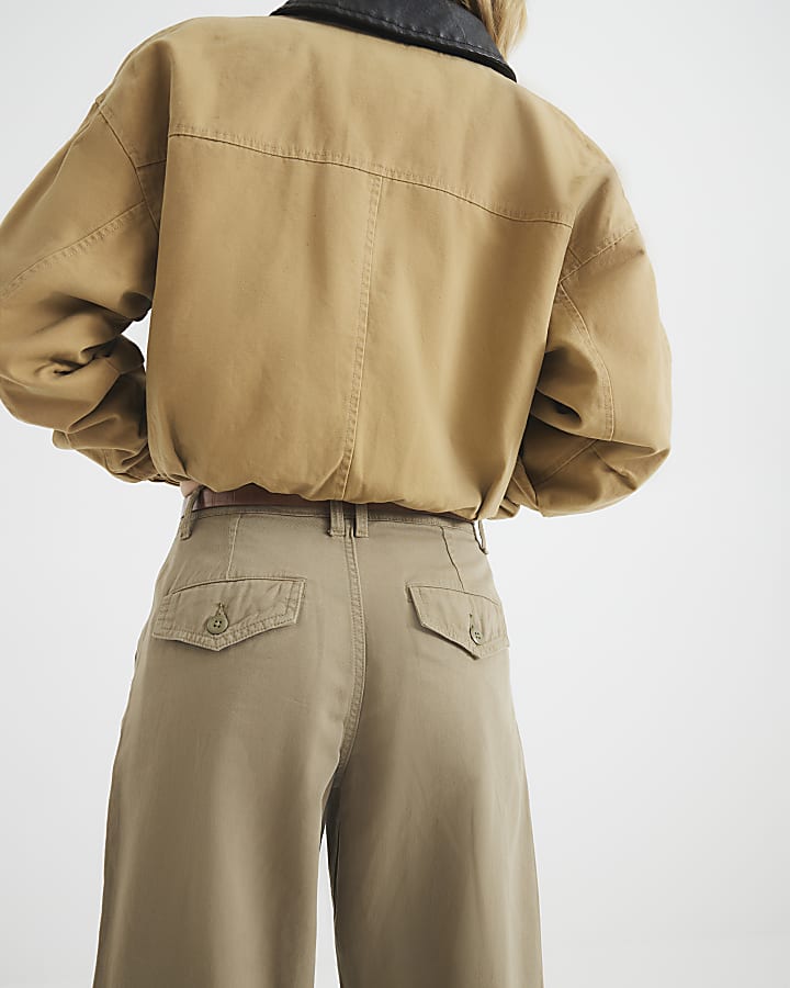 Khaki Chino Trousers