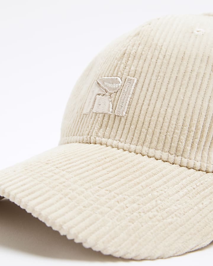 Cream RI Corduroy Cap