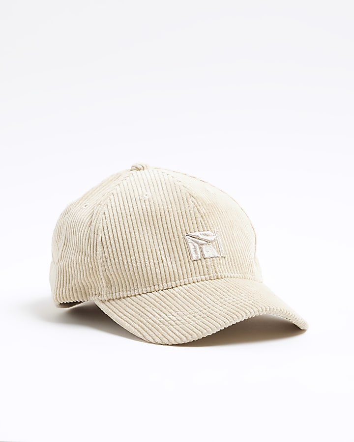 Cream RI Corduroy Cap