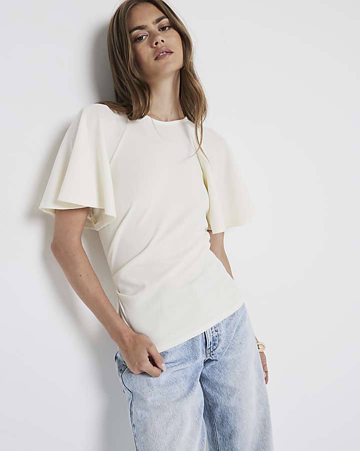 Cream Flute Short Sleeve T-Shirt