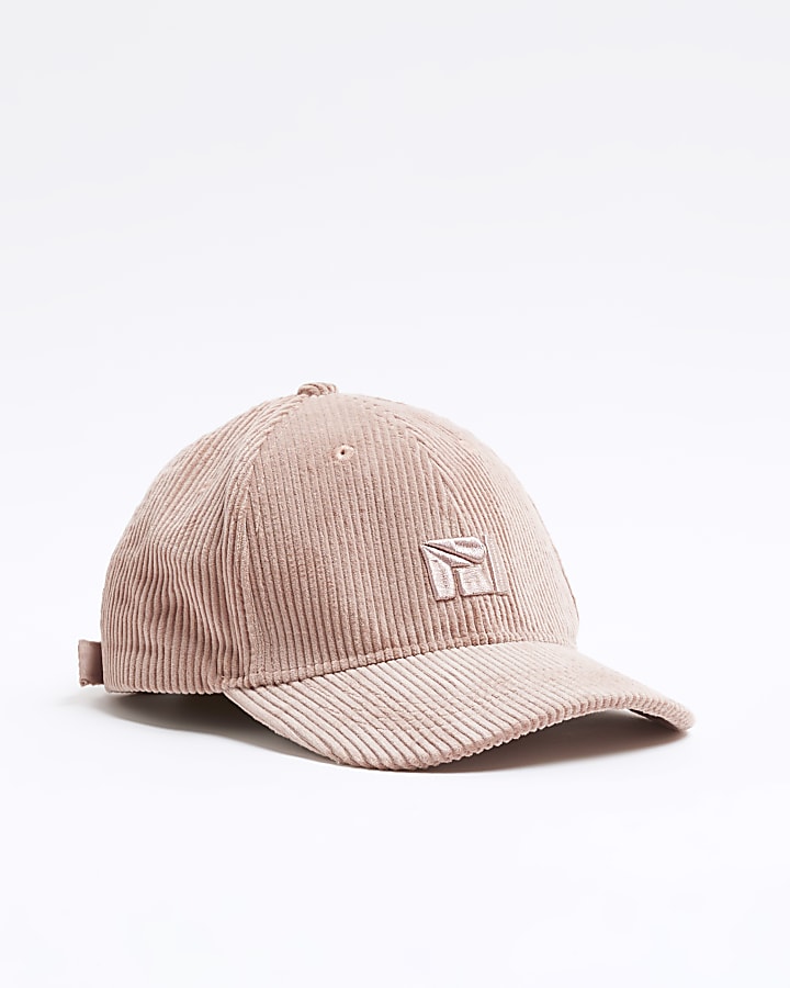 Pink Corduroy Cap