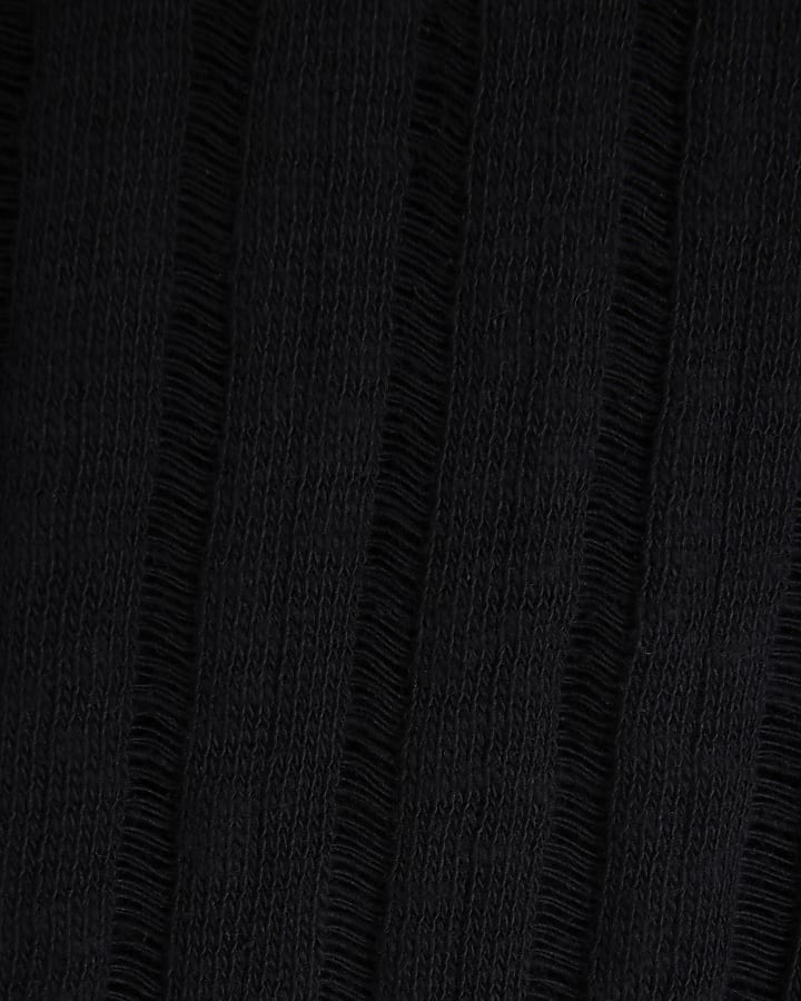 Black Ladder Tank Top