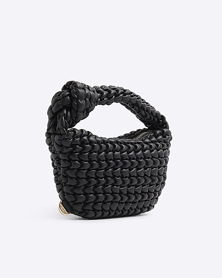 Black Mini Scrunch Scoop Bag