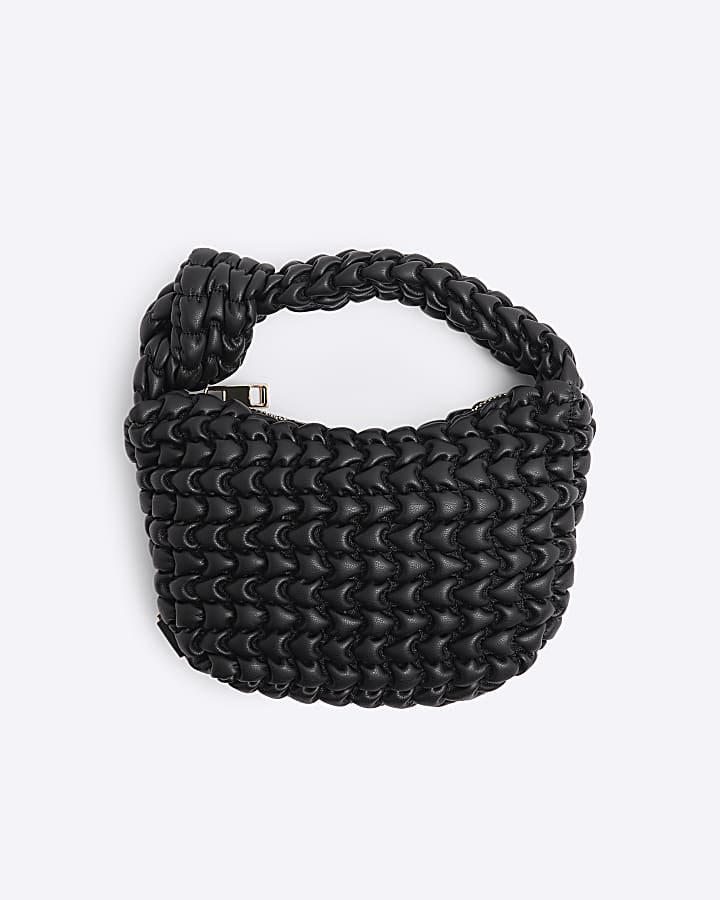 Black Mini Scrunch Scoop Bag