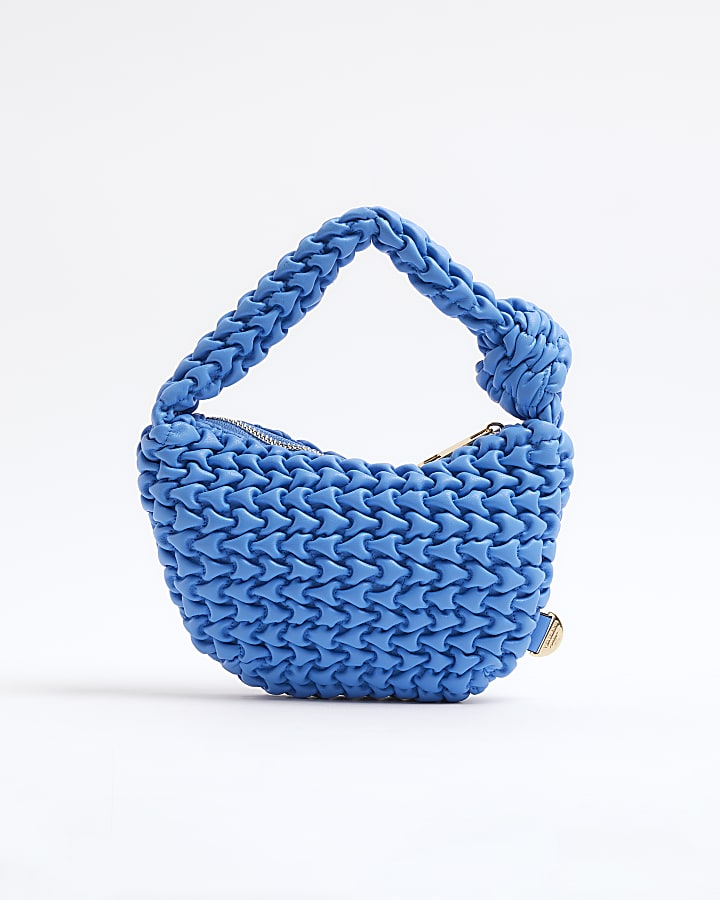 Blue Mini Scrunch Scoop Bag