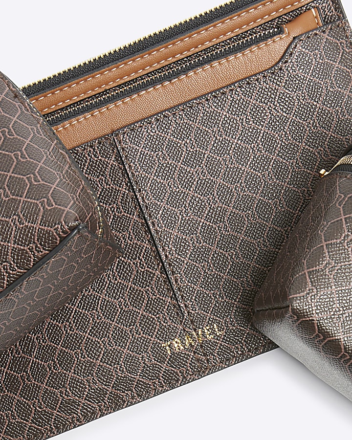 Brown Monogram Travel Bundle Set