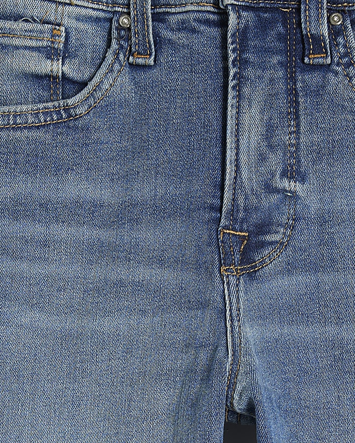 Petite Blue tummy hold flared jeans