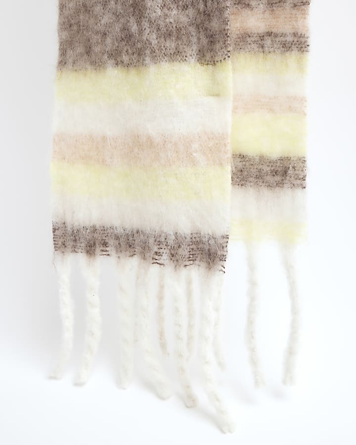 Yellow Stripe Scarf