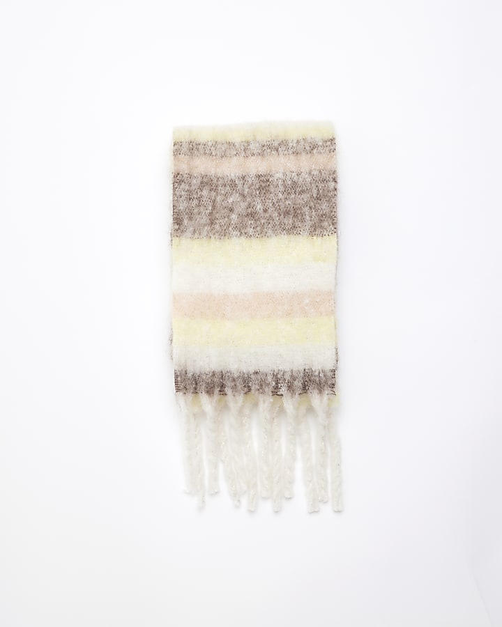 Yellow Stripe Scarf