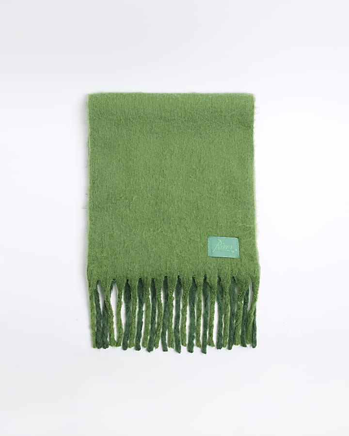 Green Ombre Chunky Scarf