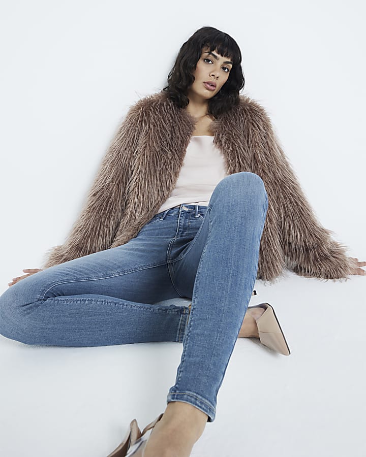 Blue Molly Sculpt Skinny Jeans