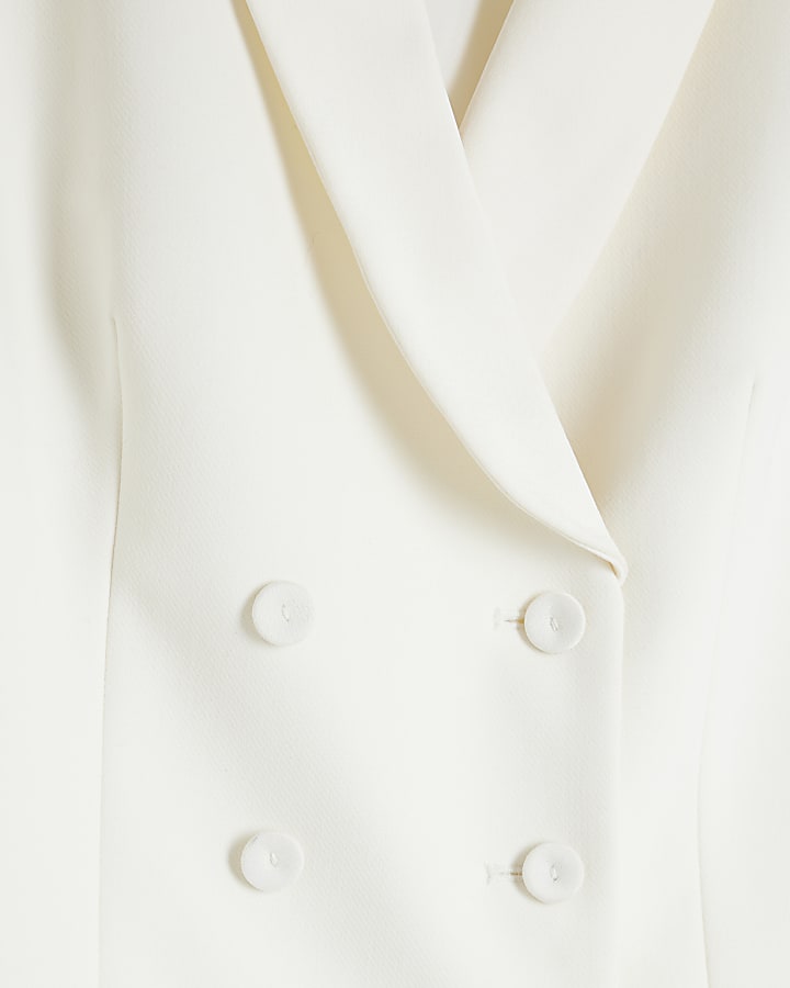 Cream Button Front Waistcoat