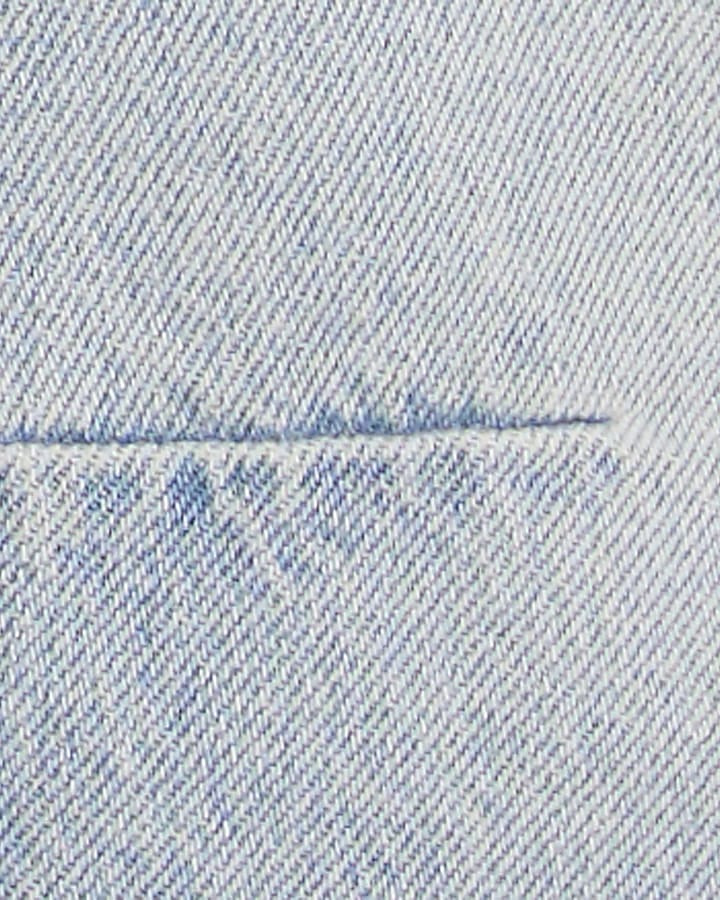 Blue Oversized Barrel Leg Jeans