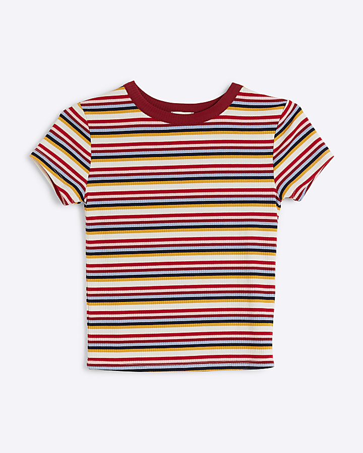 Pink Stripe Baby T-shirt