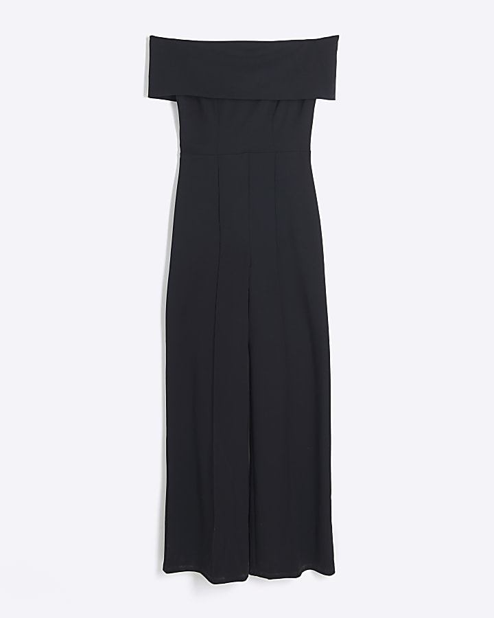 Black Bardot Jumpsuit