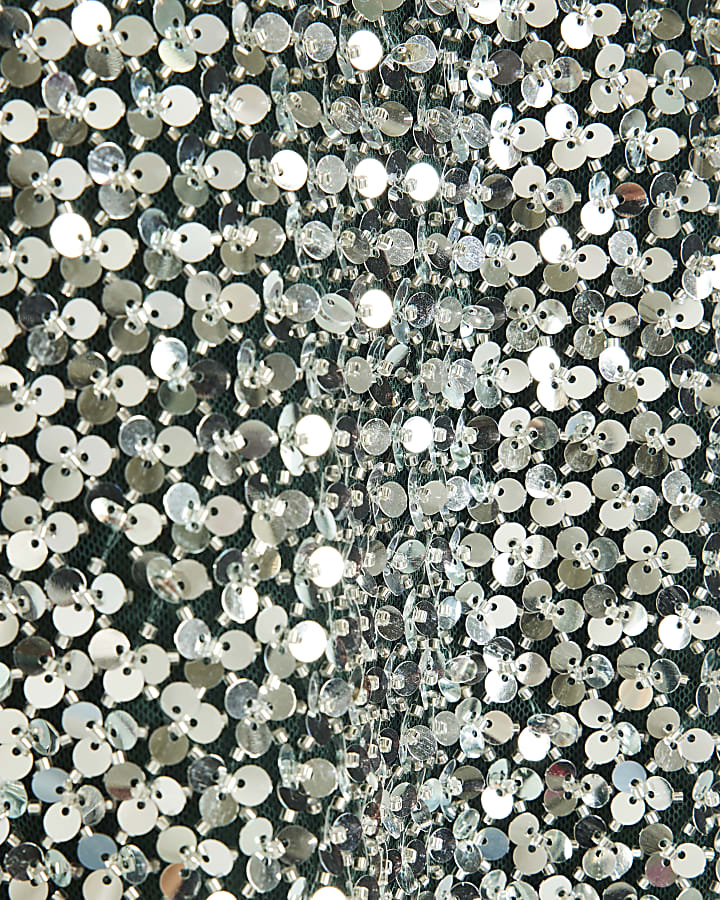 Green Sequin Tank Top
