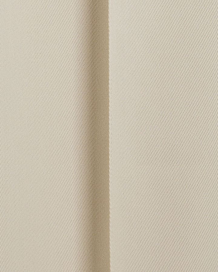 Plus Beige tailored joggers