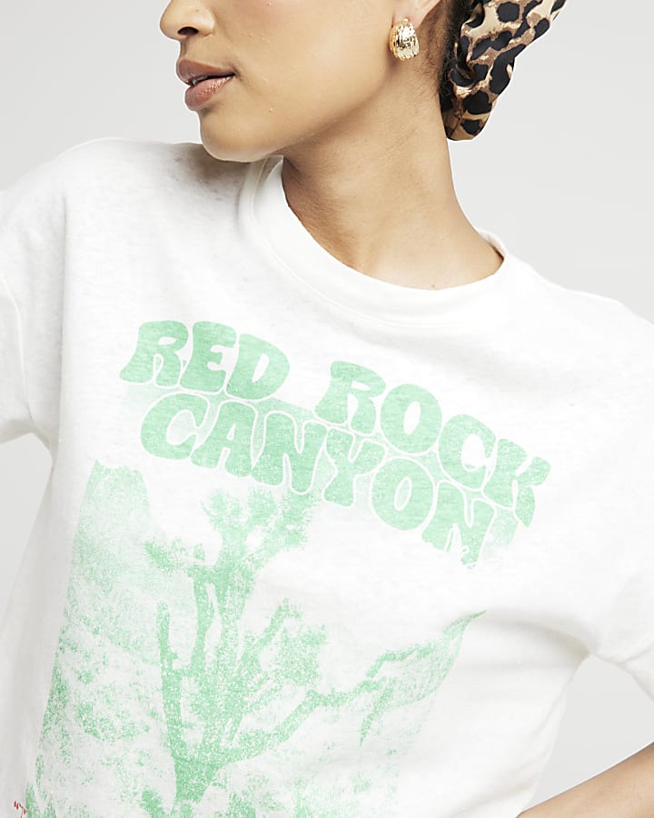 White Canyon graphic t-shirt