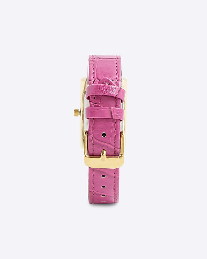 Pink Rose Gold Link Watch