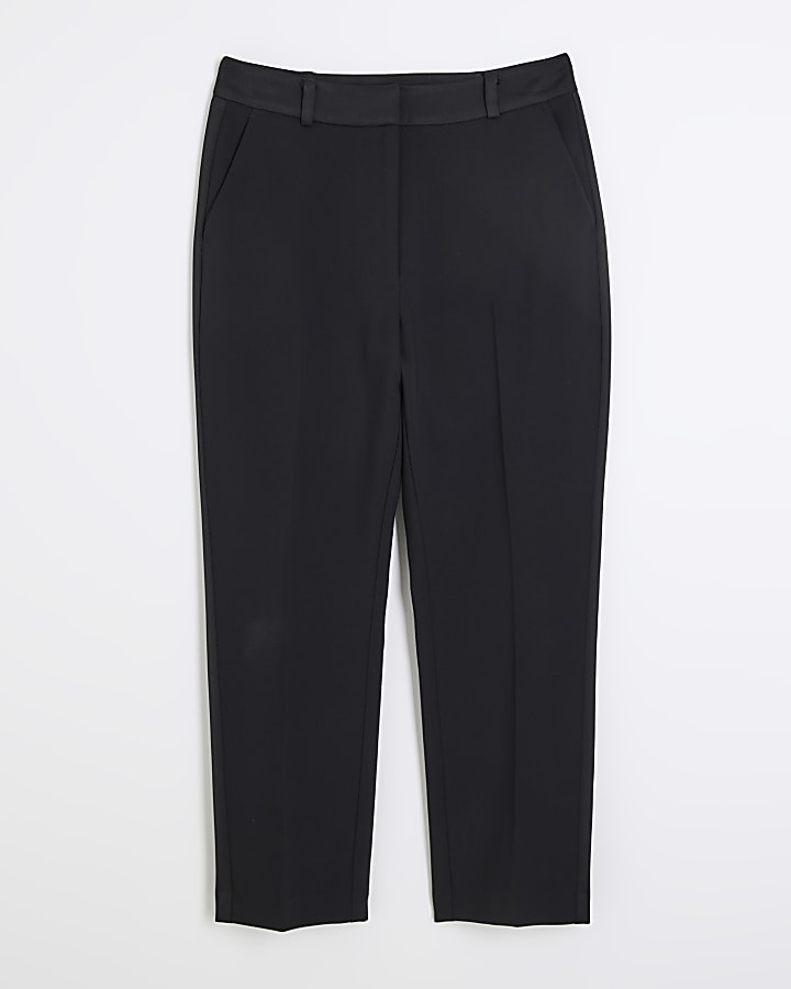 Petite Black Tailored Trousers