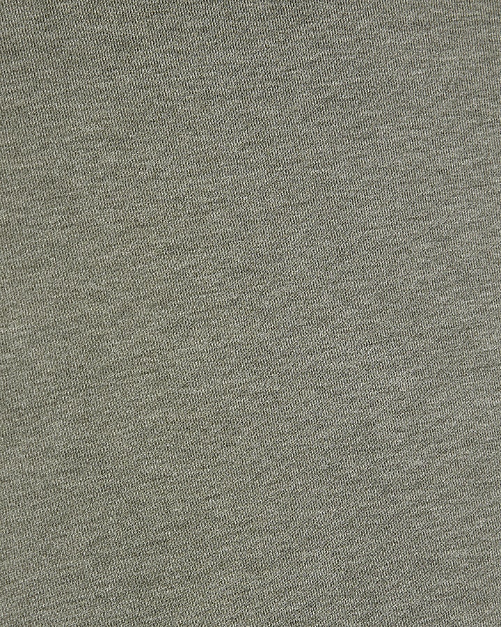 Khaki Long Sleeve Roll Neck Top